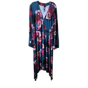 Coldesina Izzy Empire Floral Peony Dress 2X